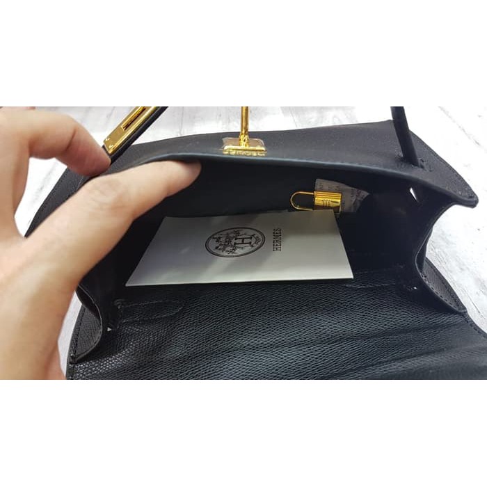 TAS WANITA KEKINIAN DAN TERMURAH Kelly mini 20cm epsom GHW SS incld twilly dustbag mirror  GB864