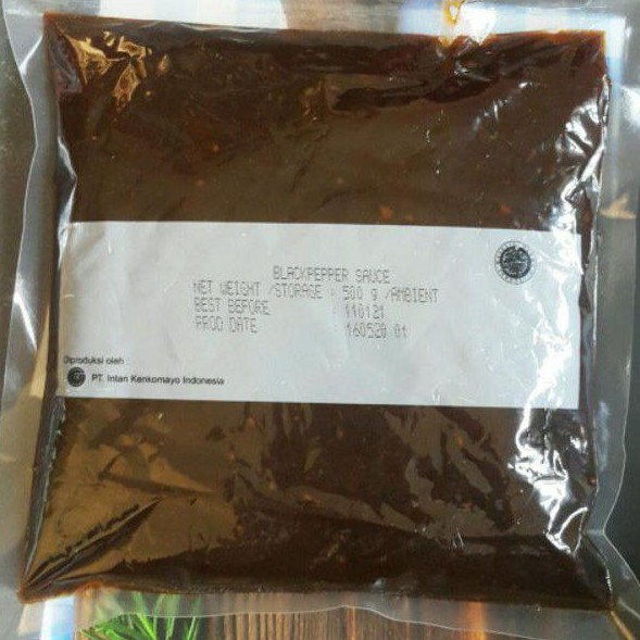 Omayo Blackpepper Sauce 500g - Saus Lada Hitam ala Resto