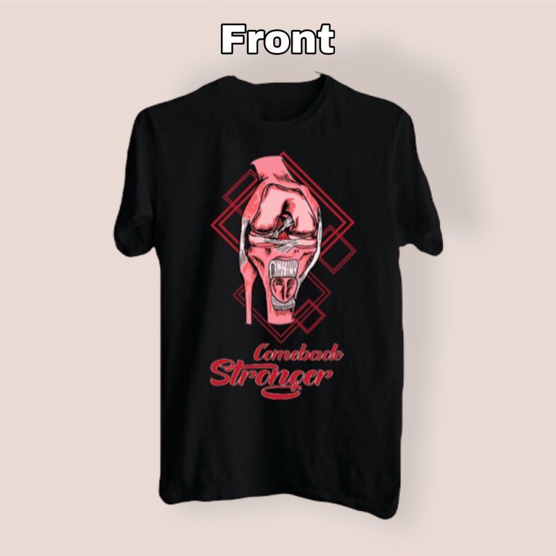 Physio Sale Baju/Kaos Comeback Stronger Fisioterapi, Bisa di Pakai Pria/Wanita
