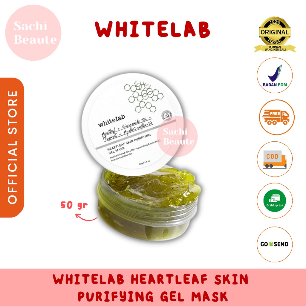 Whitelab Heartleaf Skin Purifying Gel Mask