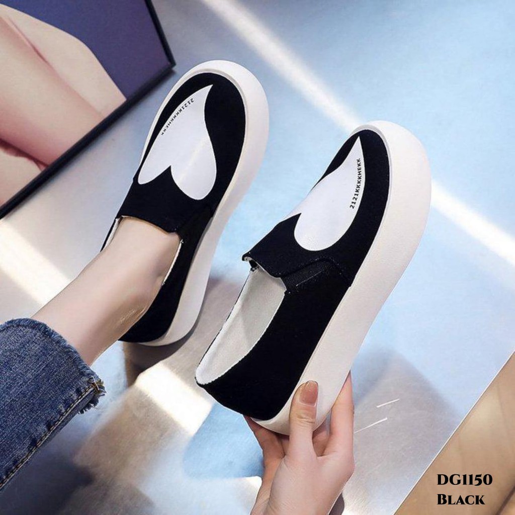 RESTOCK WYN SNEAKERS HIGHSOLE HEART STYLE COMMUTER FASHION KOREA DG1150