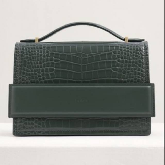 Tas Pedro Croco Effect Clutch Crossbody