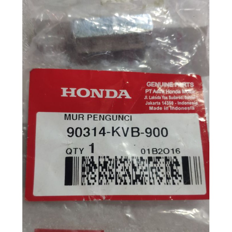 Mur Spion Nut Lock Vario 110 Karbu Ori Honda 90314KVB900