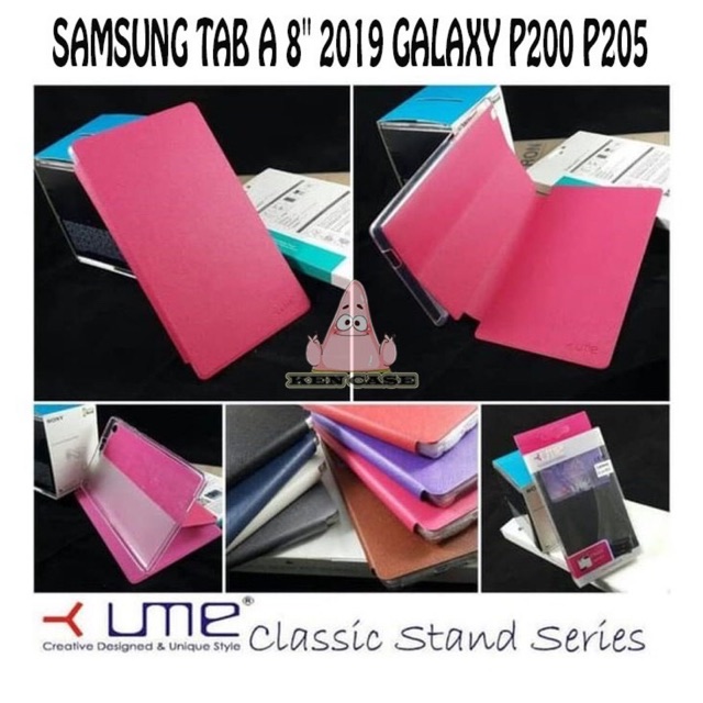 Samsung Tab A 8” 2019 P200 P205 Flip Case Ume Original Case Original Premium