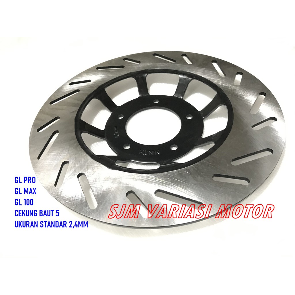 PIRINGAN DEPAN GL 100-GL MAX-GL PRO BAUT 5 cakram disk depan STANDAR GL PRO GL MAX GL 100