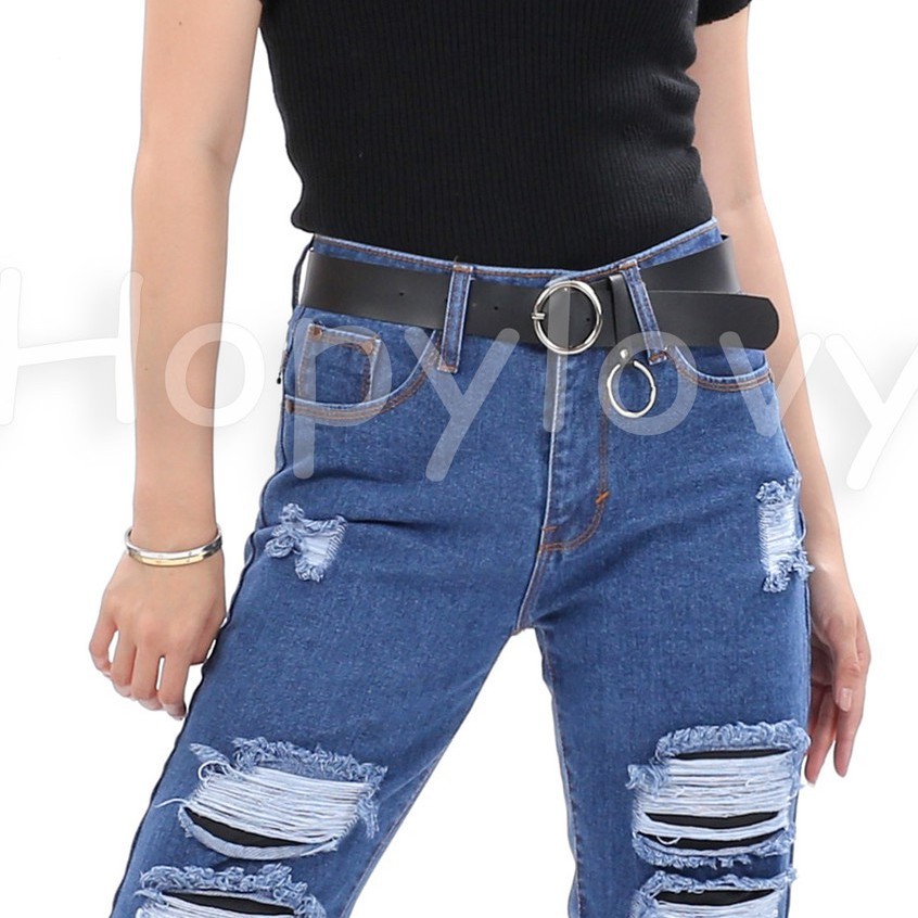 PROMO HOPYLOVY - Ikat Pinggang Wanita Ring Belt / KODE BEST BUY + RING