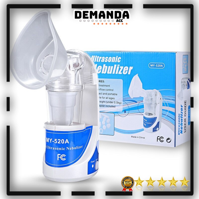 Inhaler Nebulizer Anak / Lansia / Bayi Alat Kesehatan Terapi Mesin Uap Pernafasan Ultrasonic MY-520A OKA-517