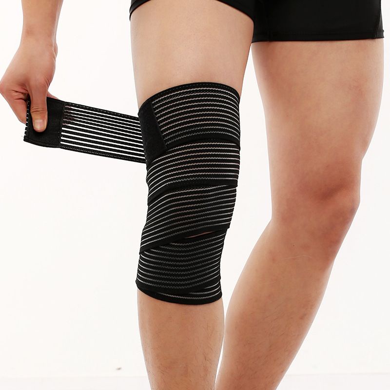Knee support wrap pad strap pelindung lutut knee wrap deker lutut