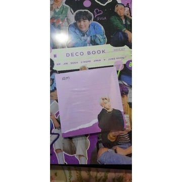 

deco book bts bundle with post it RM