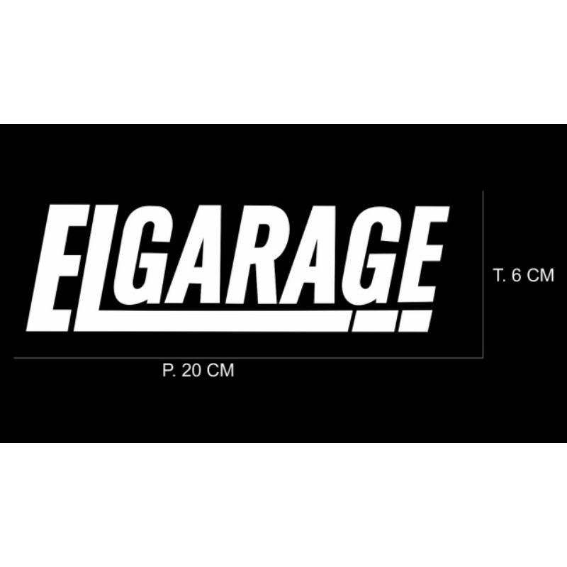 sticker elgarage