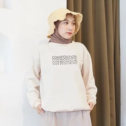 Composition Sweater - Sweater Hoodie Unisex Terbaru