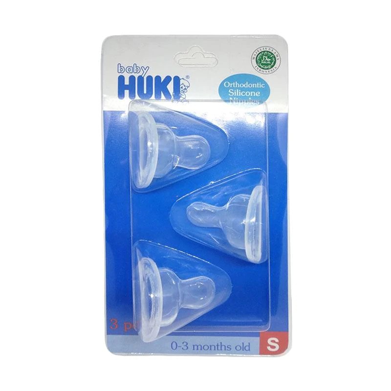 DOT HUKI GEPENG orthodontic silicon nipple isi 3pcs