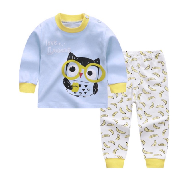 Baju Setelan anak baby owl / baju set anak / baju import anak