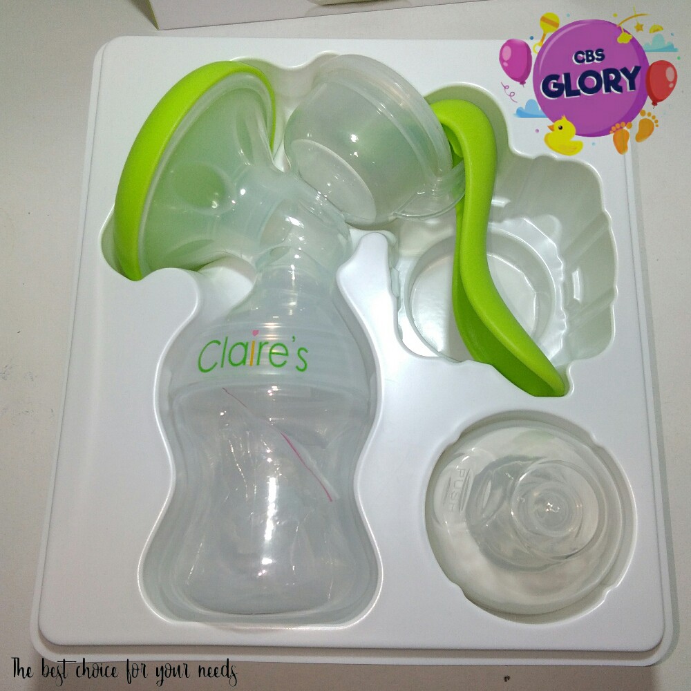 Manual Breast Pump/Pompa Asi/Merek Claire's BP-A90/BPA Free/BreastPump