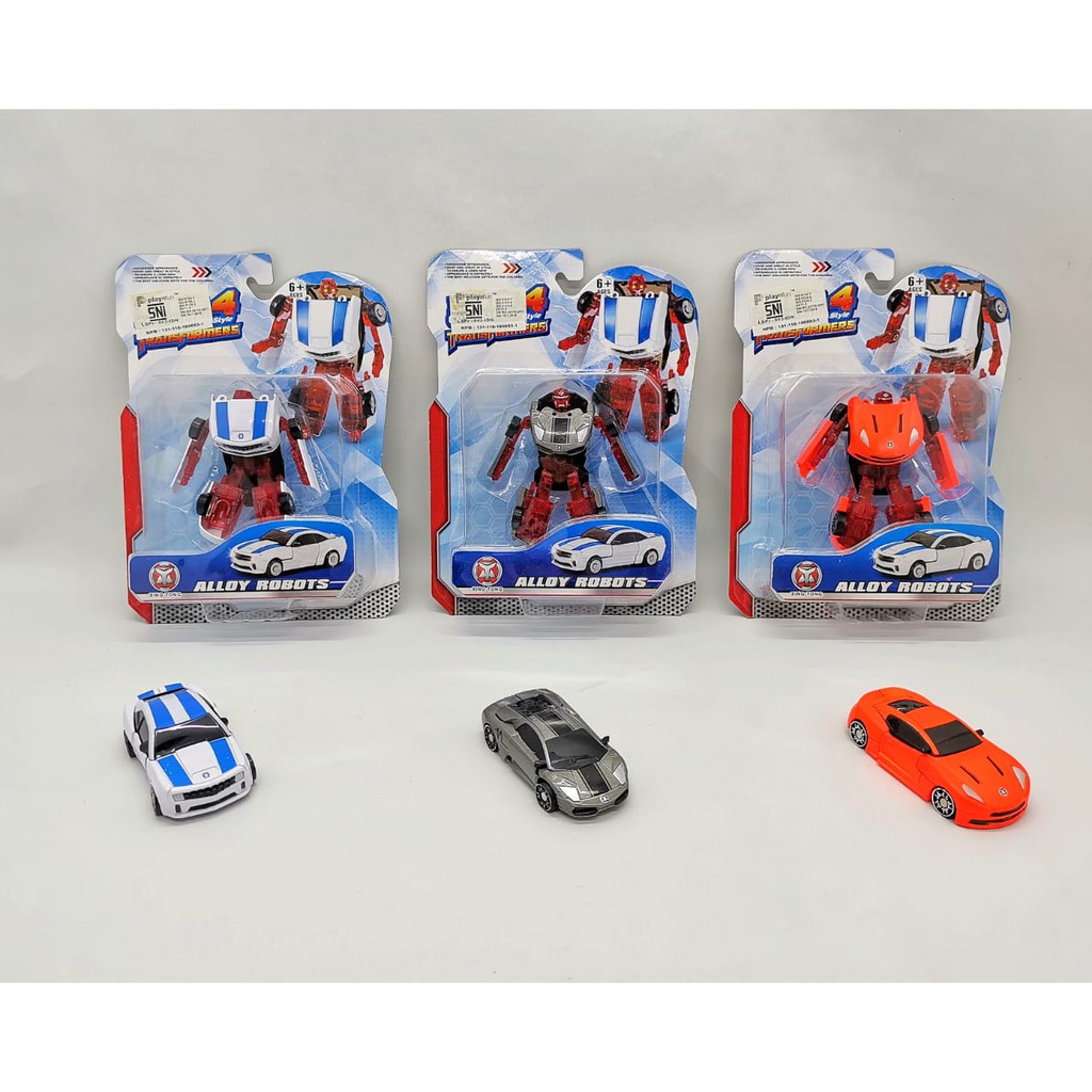 MAINAN ANAK MOBIL DIE CAST ROBOT DEFORM