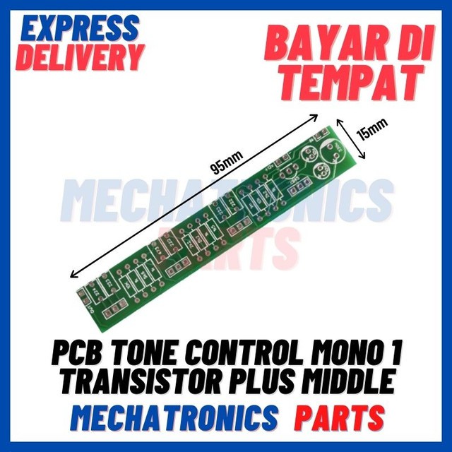 [MDL-9047] PCB TONE CONTROL MONO 1 TRANSISTOR PLUS MIDDLE