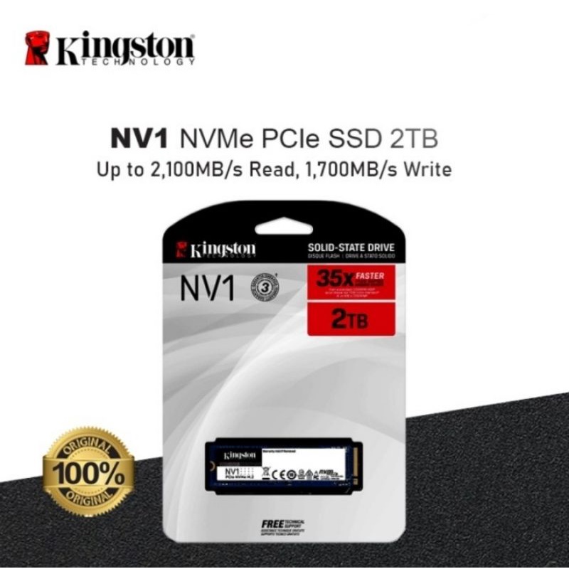 Kingston NV1 1TB NVMe PCIe 3.0 M.2 2280 SSD