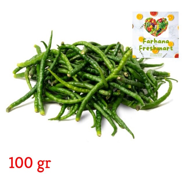 

JUAL MURAH CABE HIJAU KERITING PETIK 100 GR