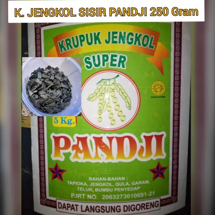 

Kerupuk Jengkol Sisir Hitam Mentah 250 Gram