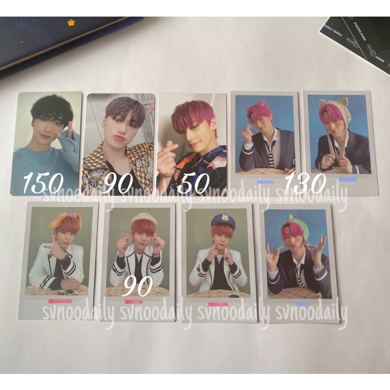San Photocard | Seonghwa Photocard | Jongho Polaroid | Jongho Photocard | ATEEZ 2nd fankit | San Pos