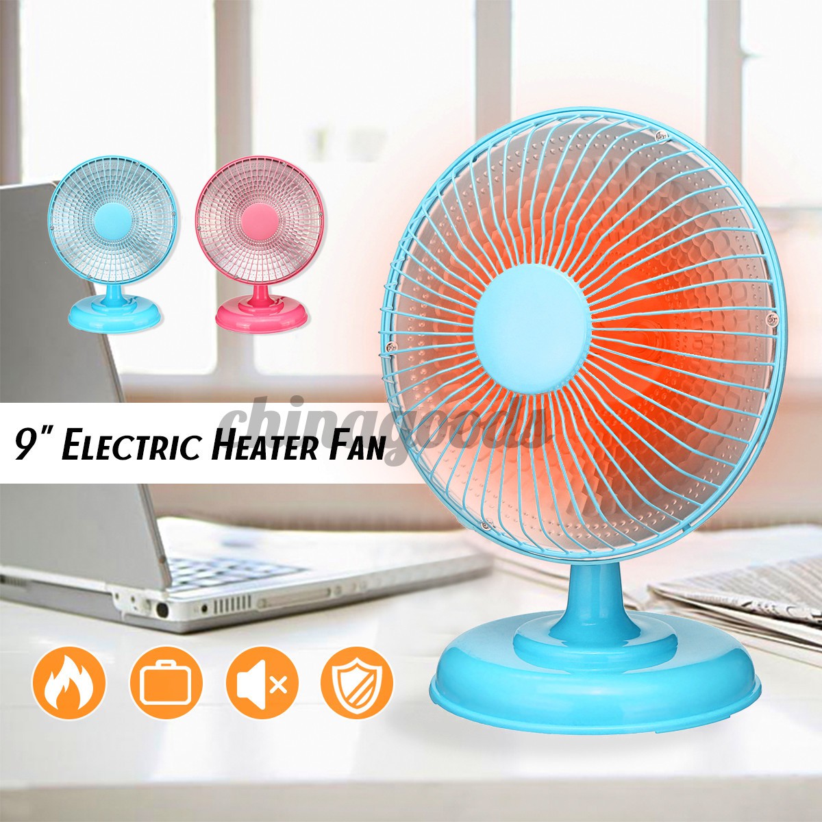 220w 220v Mini Electric Heater Fan Blue Pink 220v 220w 009a 9 Inch Small Sun Heater Mini Heater Office Household Energy Saving Electric Fan Electric Heater Shopee Indonesia
