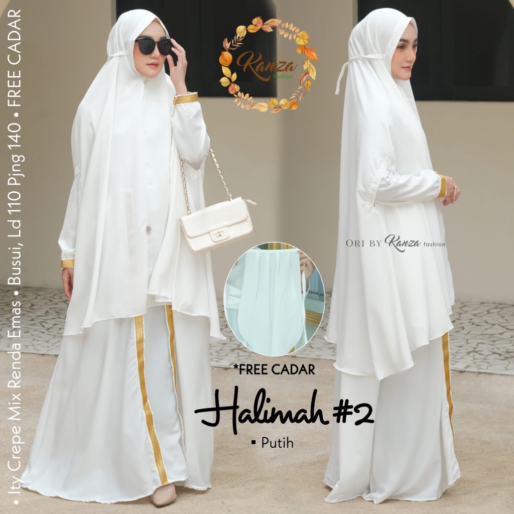 HALIMAH#2 SYARI gamis muslim original produk by kanza fashion