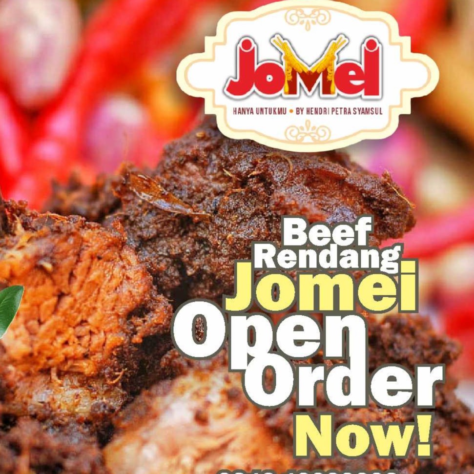 

Rendang Daging Jomei by HPS. berat 500gram. HALAL. resep asli Lubuk alung, Pariaman. Padang