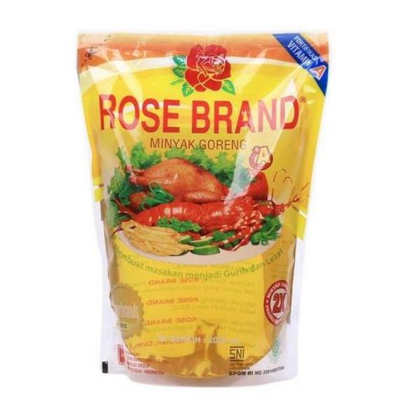 

Terlaris QFTV Rose Brand minyak goreng pouch 2000 ml WU QJ PLN