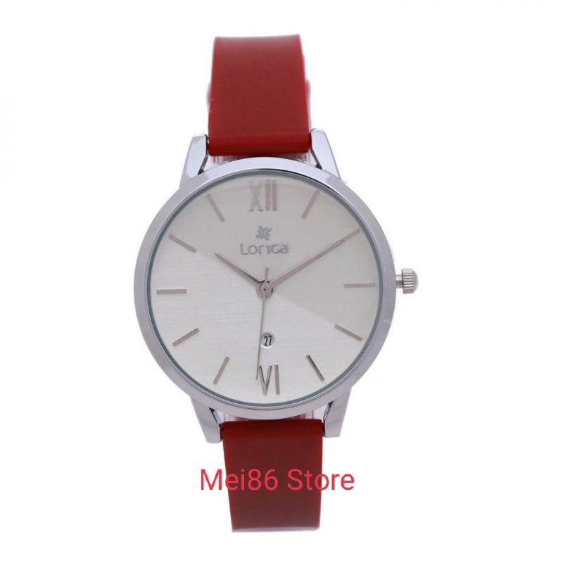 Lorica Julee Red Jam Tangan Analog Wanita / n