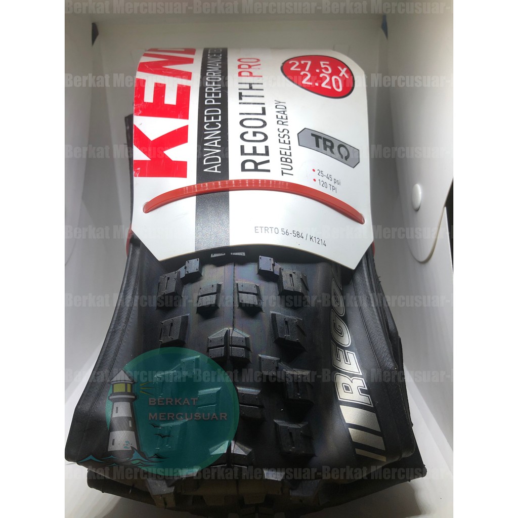 Ban Luar Kenda REGOLITH PRO TR 27.5 x 2.20 untuk Sepeda MTB