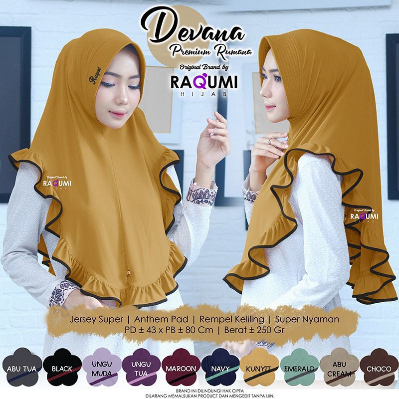 HIJAB INSTANT DEVANA ORI AHFILL / FARRAH HIJAB