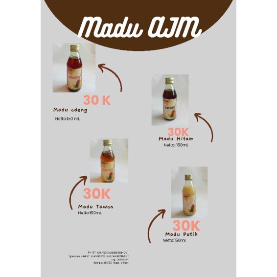 

MADU MURNI AJM