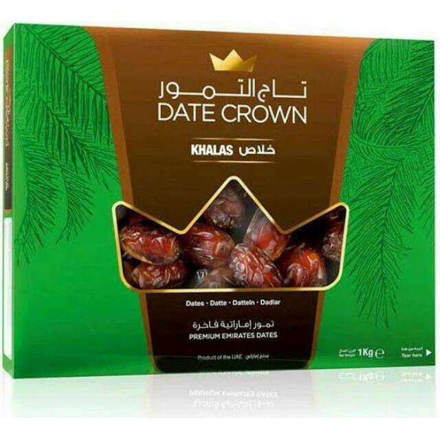 

Kurma Date Crown Khalas 1 kg