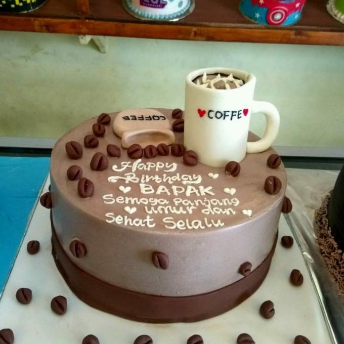 

Kue Ultah Tema Kopi -Diskon Sd 50%