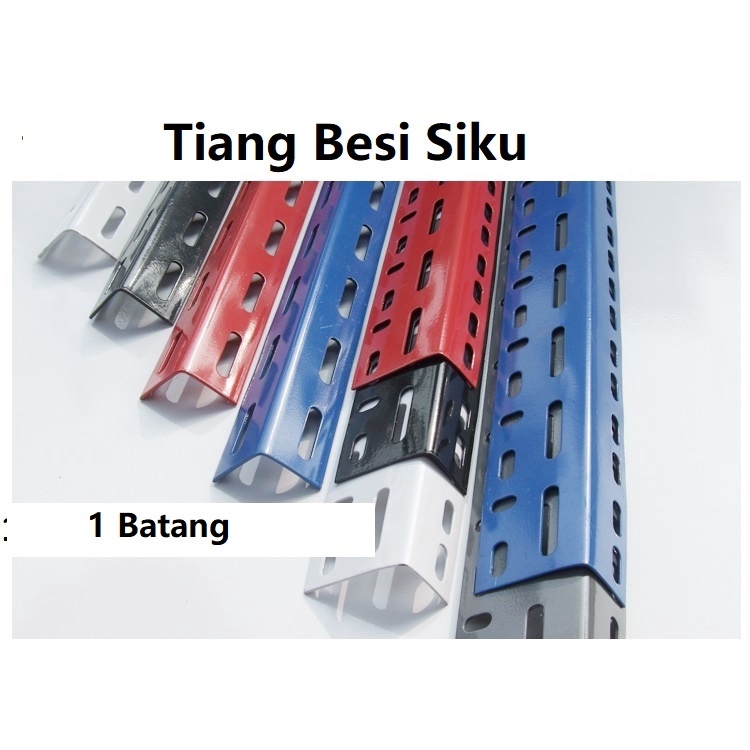 Besi Siku Panjang Warna-Warni 3METER(300CM) /1 Batang