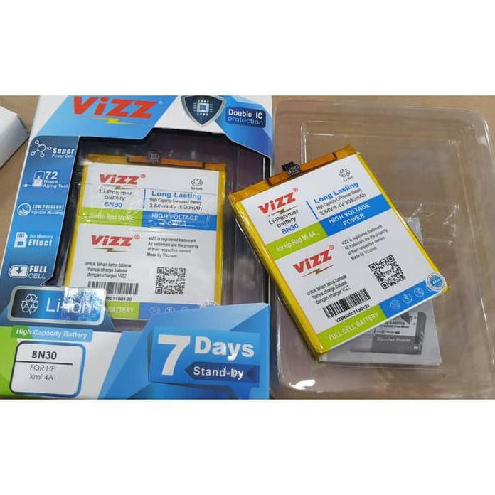 SUGOI BATRE BATARIA XIAOMI BN30 MI 4A BATTERY DOUBLE POWER VIZZ ARRIVAL