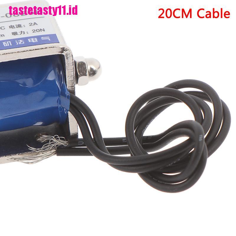 (TTID) Jf-0826b solenoid 12V / 2A 10mm 20N Tipe push pull