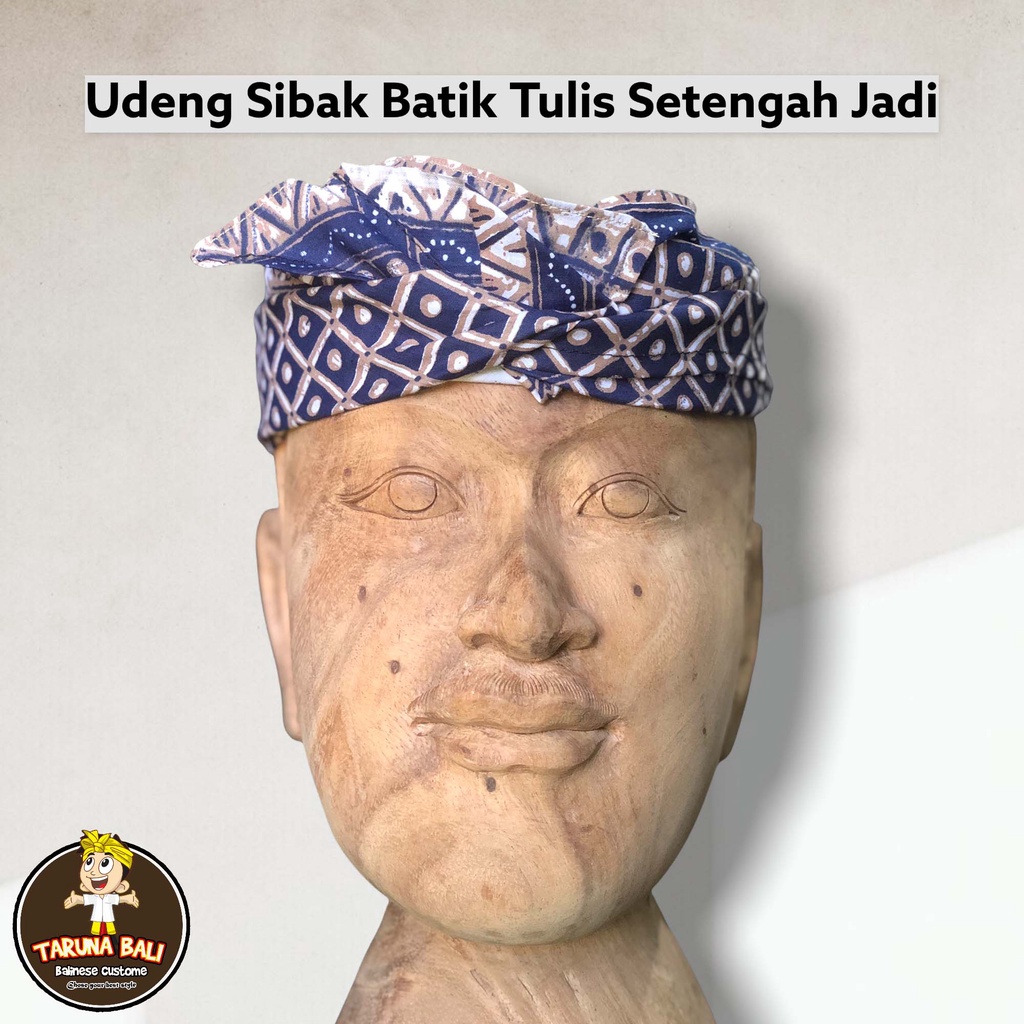 Udeng Semi Tulis Sibakan Setengah Jadi Motif 5