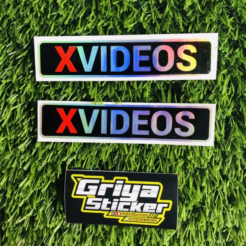 Sticker cutting XVIDEOS stiker hologram viral