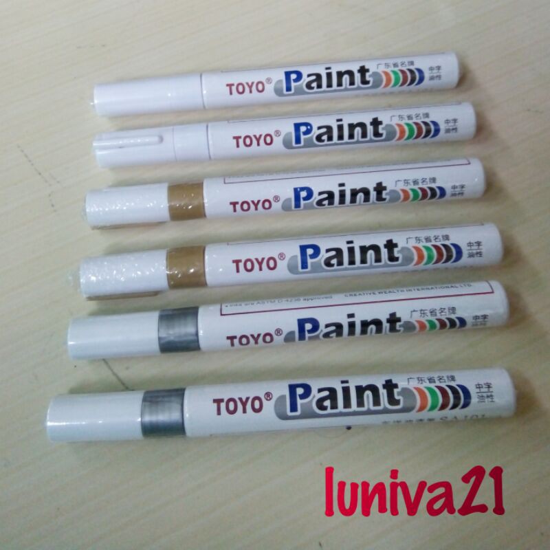 

Spidol Ban Motor Toyo Paint Marker