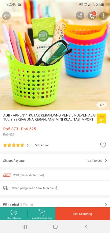 Agb - Akpen11 Kotak Keranjang Pensil Pulpen Alat Tulis Serbaguna Keranjang Mini Kualitas Import