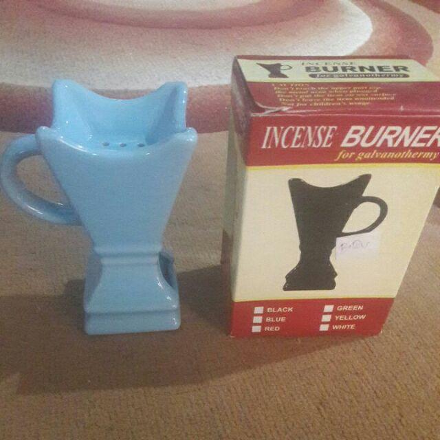 Tempat Bakaran Buhur Keramik Incense Burner Manual Cantik