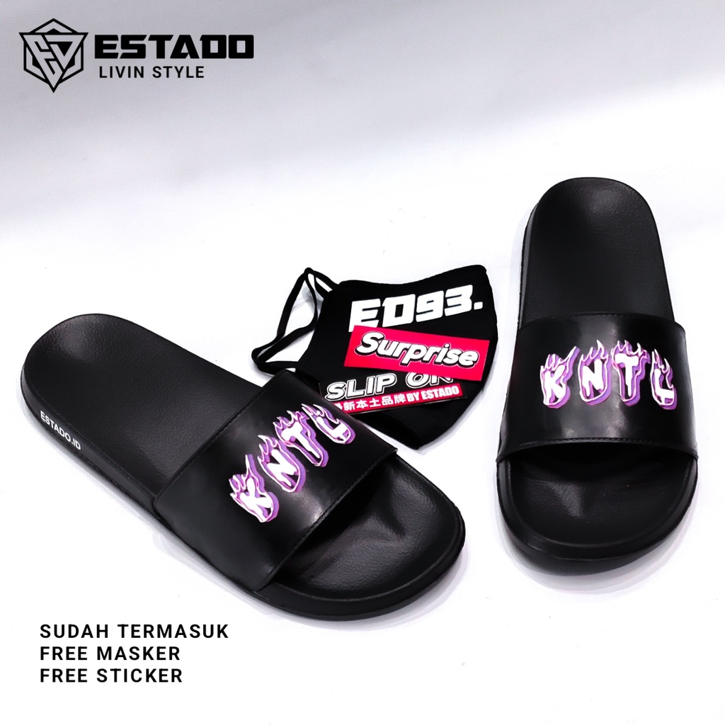 Sandal Distro ESTADO Free masker dan stiker