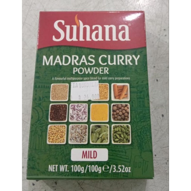 

Bumbu Suhana Madras Curry Powder 100gram