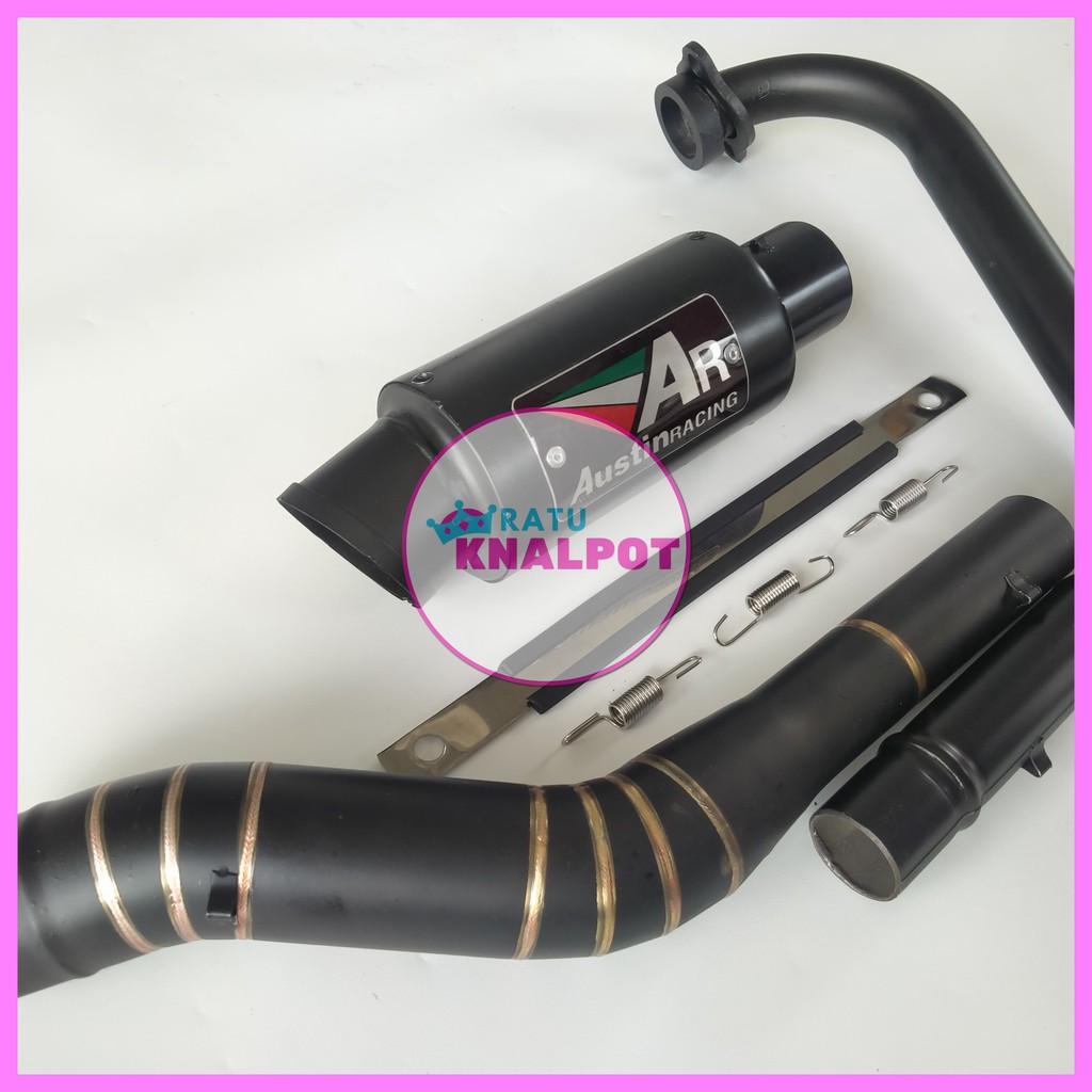 KNALPOT RACING VIXION AR AUSTIN MINI BLACK