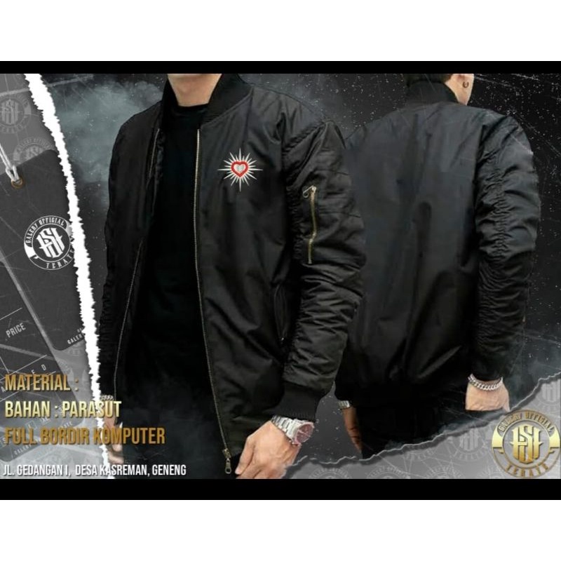 JAKET BOMBER PSHT_TERATE_HATI BERSINAR