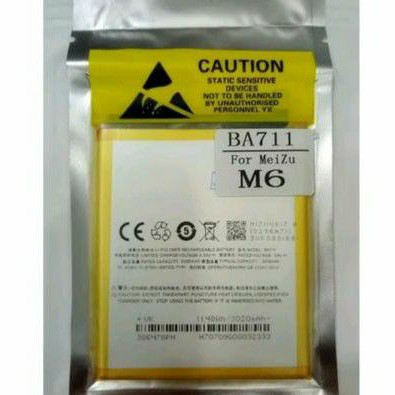 BATERAI BATERE BATTERY MEIZU M6 BA711 BA 711 .