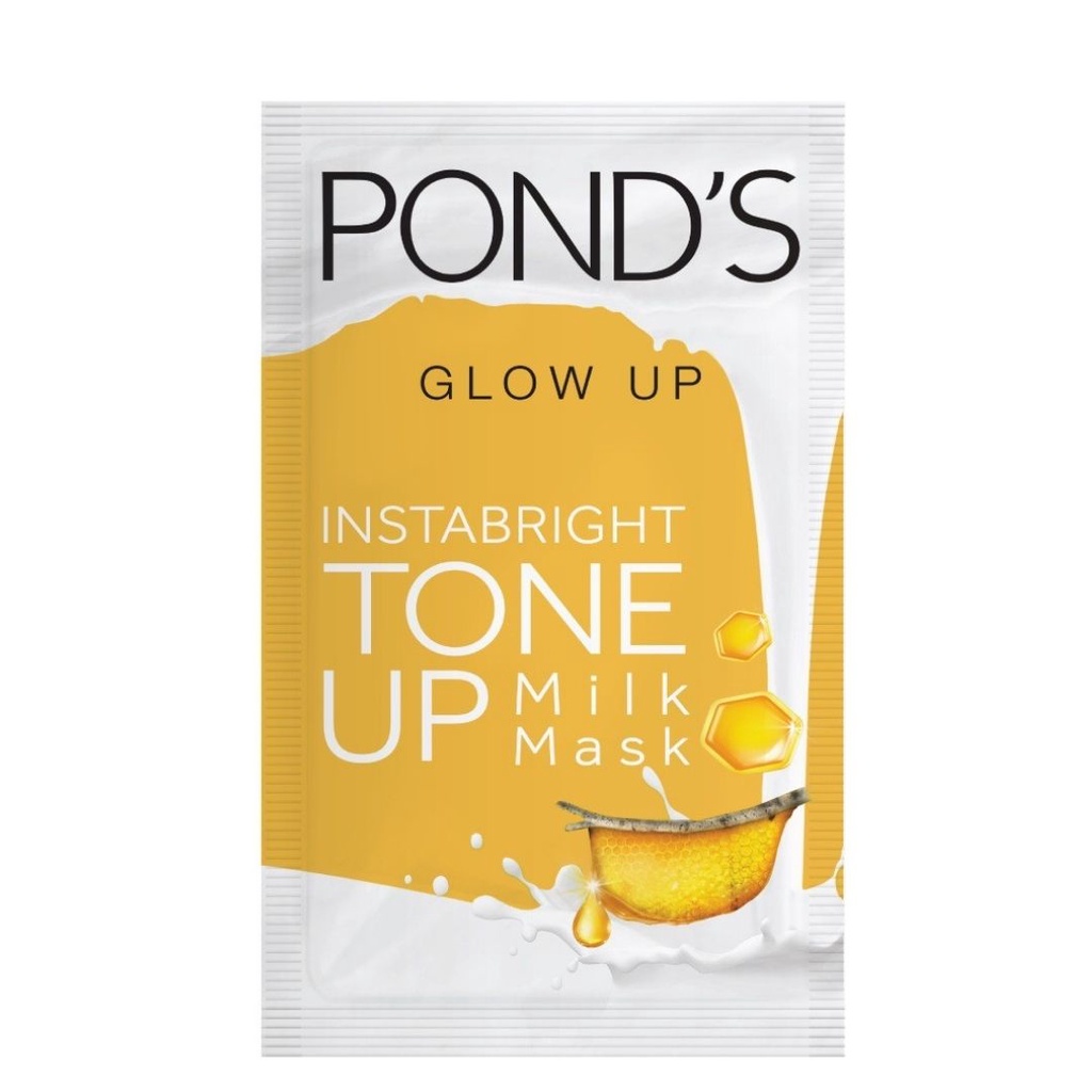 Pond's Tone Up Milk Mask / Masker Wajah Honey 25g