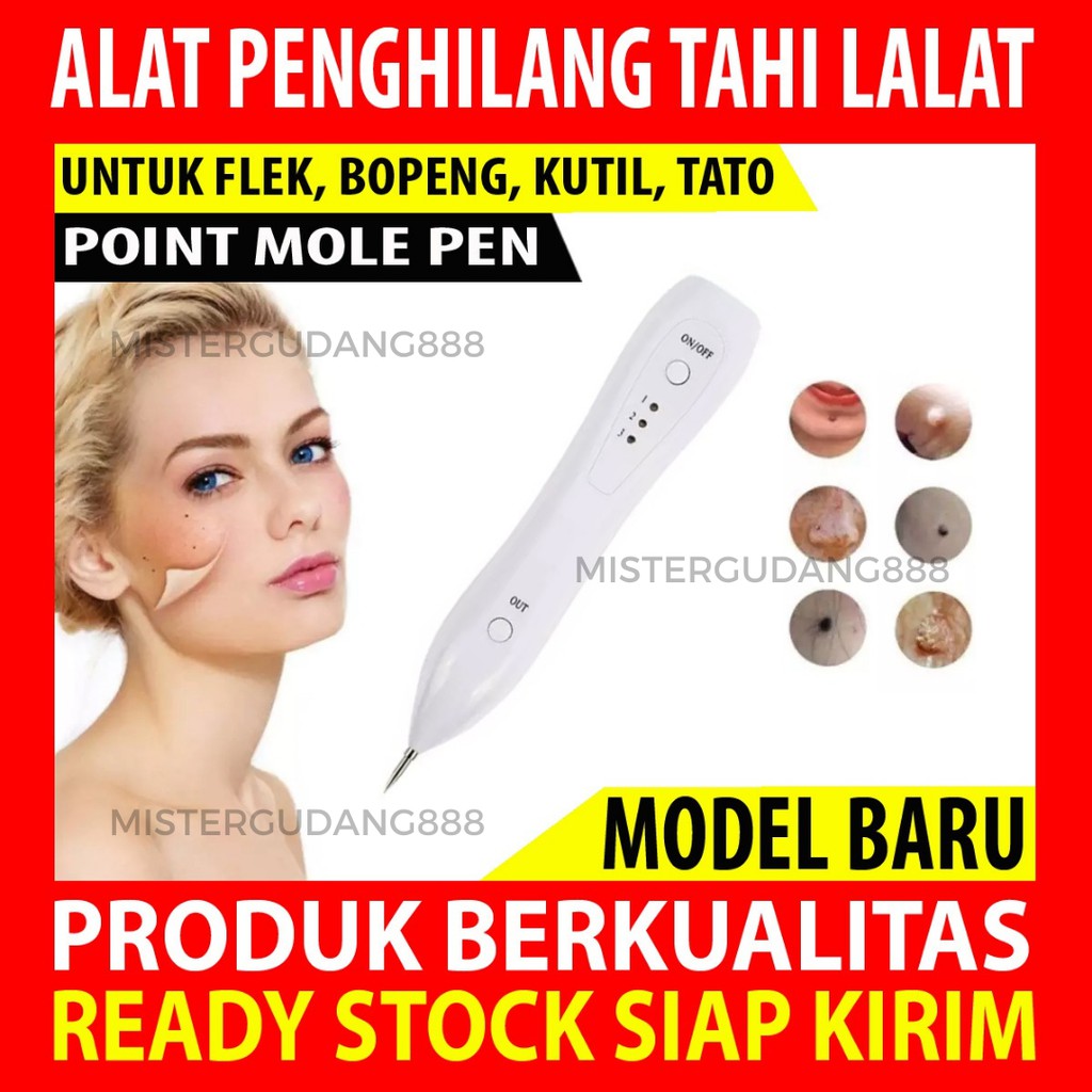 

POINT MOLE PEN PENGHAPUS TAHI TAI LALAT FLEK TATO KUTIL ERASER REMOVER