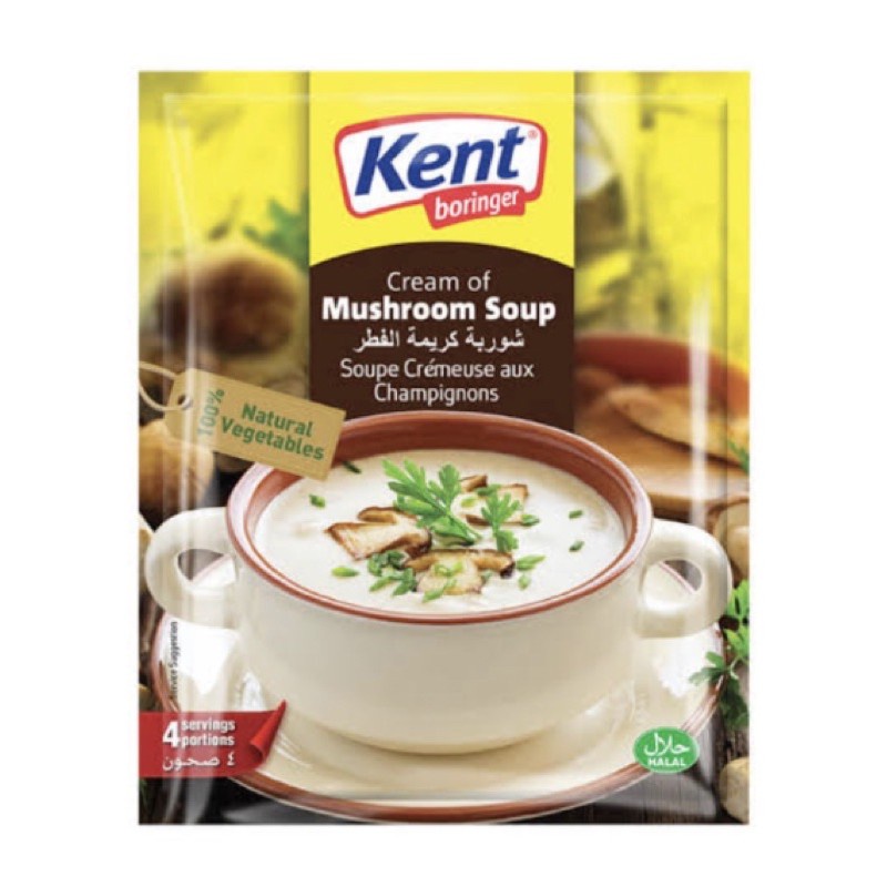 

Kent Boringer Cream Of Mushroom Soup 68G